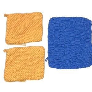 Handmade crochet Knit washcloths